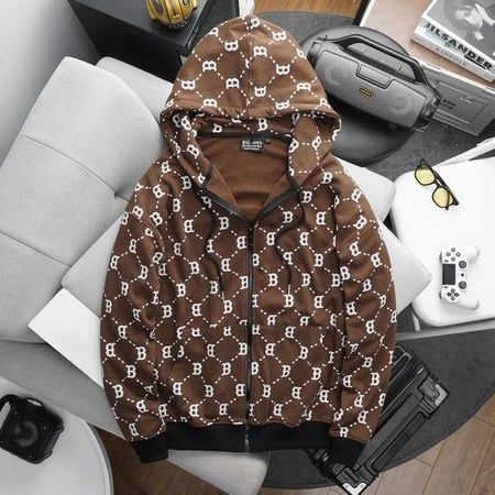 Áo khoác vải cua in toàn thân N Y unisex form big size 85-130kg