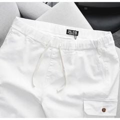 Quần short kaki lưng thun túi hộp đủ màu (Mẫu 4)