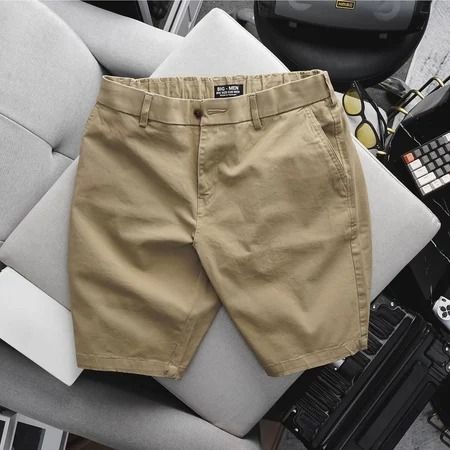 Big Men - Quần short kaki nam big size lưng thun co giãn thời trang