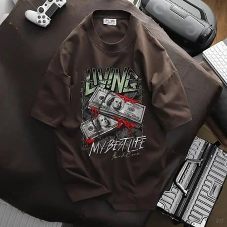 Áo thun cotton bigsize nam in hình đẹp thời trang cỡ đại < 140kg - áo thun in dola