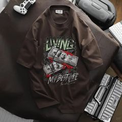 Áo thun cotton bigsize nam in hình đẹp thời trang cỡ đại < 140kg - áo thun in dola