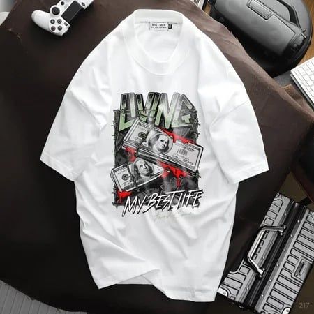 Áo thun cotton bigsize nam in hình đẹp thời trang cỡ đại < 140kg - áo thun in dola