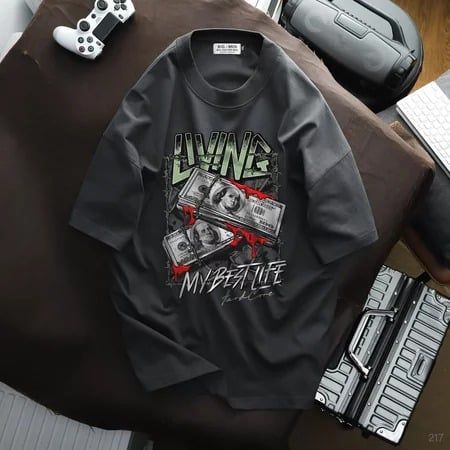 Áo thun cotton bigsize nam in hình đẹp thời trang cỡ đại < 140kg - áo thun in dola