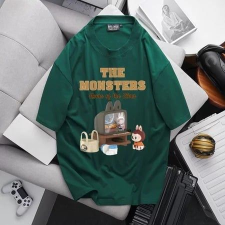 [Big Men] Áo thun cotton bigsize nam in hình ngộ nghĩnh bigsize cỡ đại < 140kg