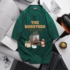 [Big Men] Áo thun cotton bigsize nam in hình ngộ nghĩnh bigsize cỡ đại < 140kg