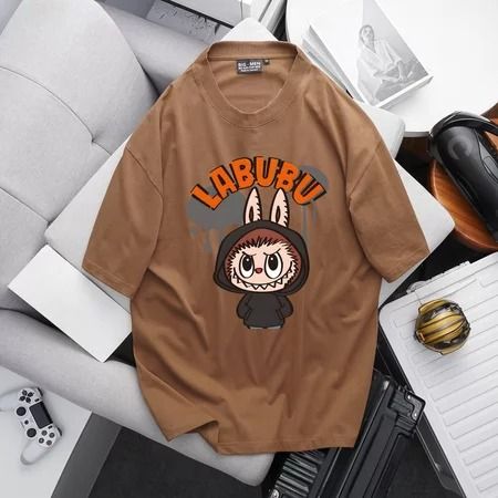 [Big Men] Áo thun cotton bigsize nam in hình ngộ nghĩnh bigsize cỡ đại < 140kg