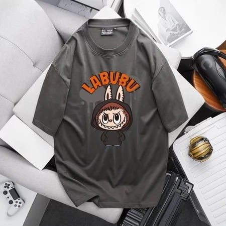 [Big Men] Áo thun cotton bigsize nam in hình ngộ nghĩnh bigsize cỡ đại < 140kg