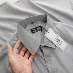 Áo sơ mi tay ngắn họa tiết thời trang chấm bi (Mẫu 23)