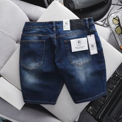 Quần short jean tông xanh trơn thời trang bigsize 266 276 430 (Mẫu 10)
