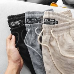 Quần short thun ngắn vải nhung tăm thời trang (Mẫu 10)