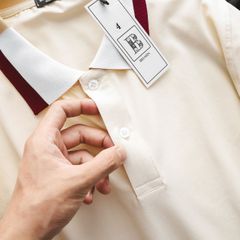 Áo thun polo vải cotton 4 chiều phối cổ 3 màu (mẫu 50)