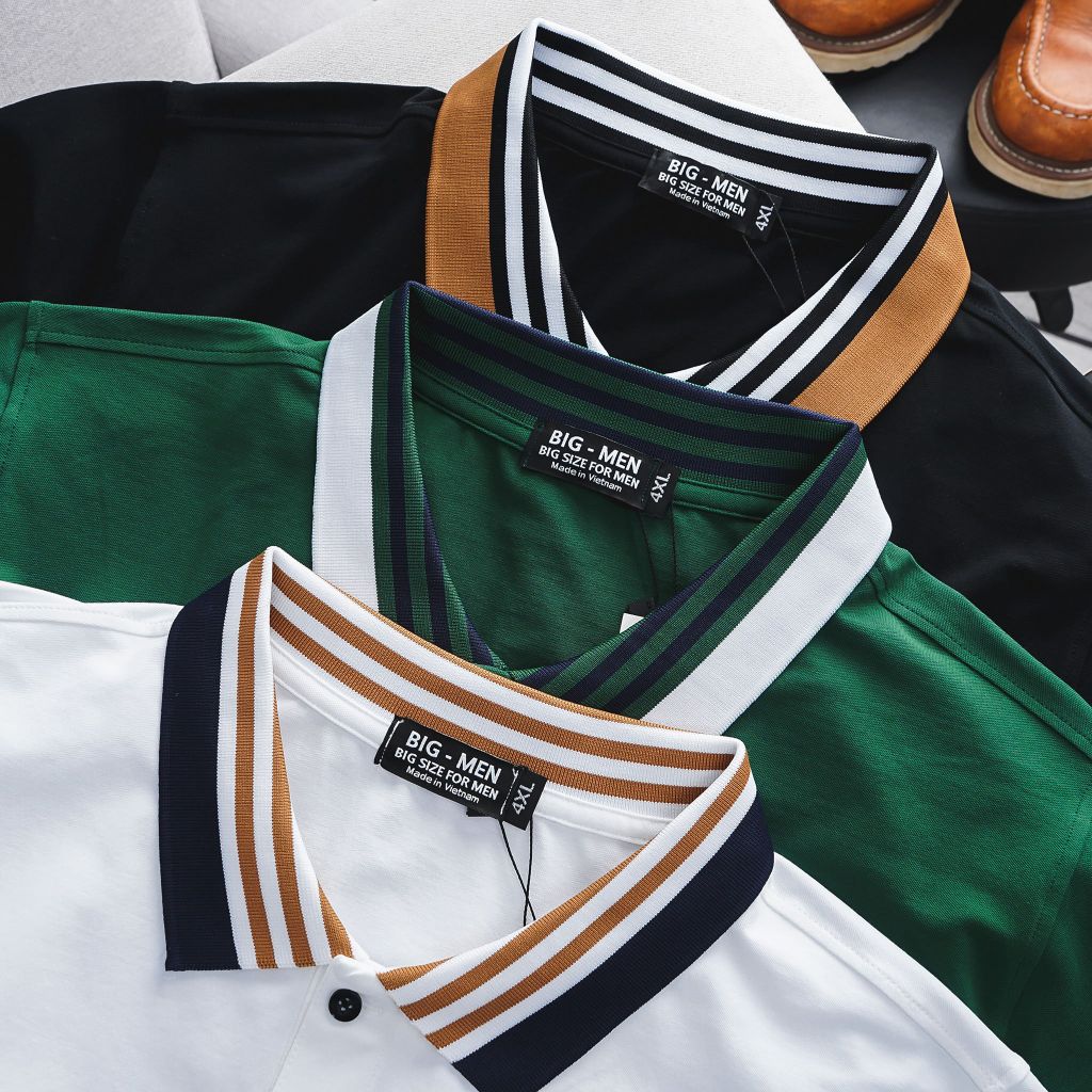 Áo thun polo phối màu thời trang chất cotton (mẫu 52)