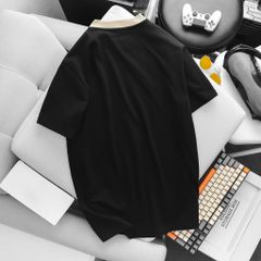Áo thun cotton phối sọc vai thời trang cỡ đại bigsize nam (Mẫu 31)