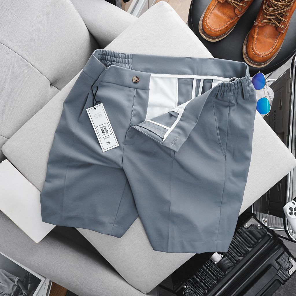 Quần short tây nam lưng thun hàn quốc (Mẫu 3)