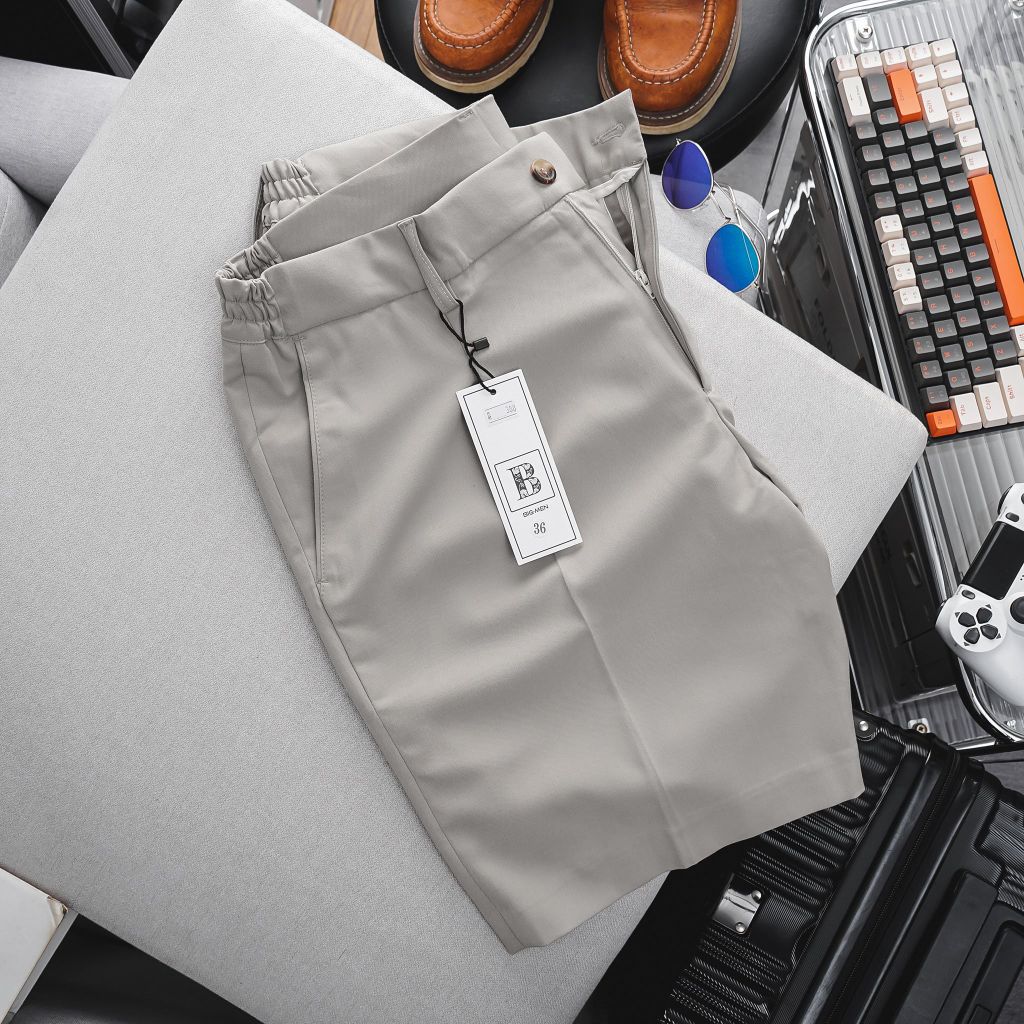 Quần short tây nam lưng thun hàn quốc (Mẫu 3)