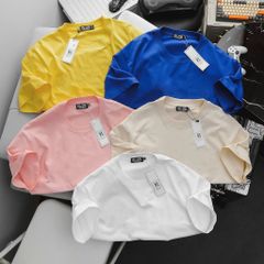 Áo thun, áo phông cotton trơn nhiều màu bigsize nam (Mẫu 15)