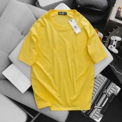Áo thun, áo phông cotton trơn nhiều màu bigsize nam (Mẫu 15)