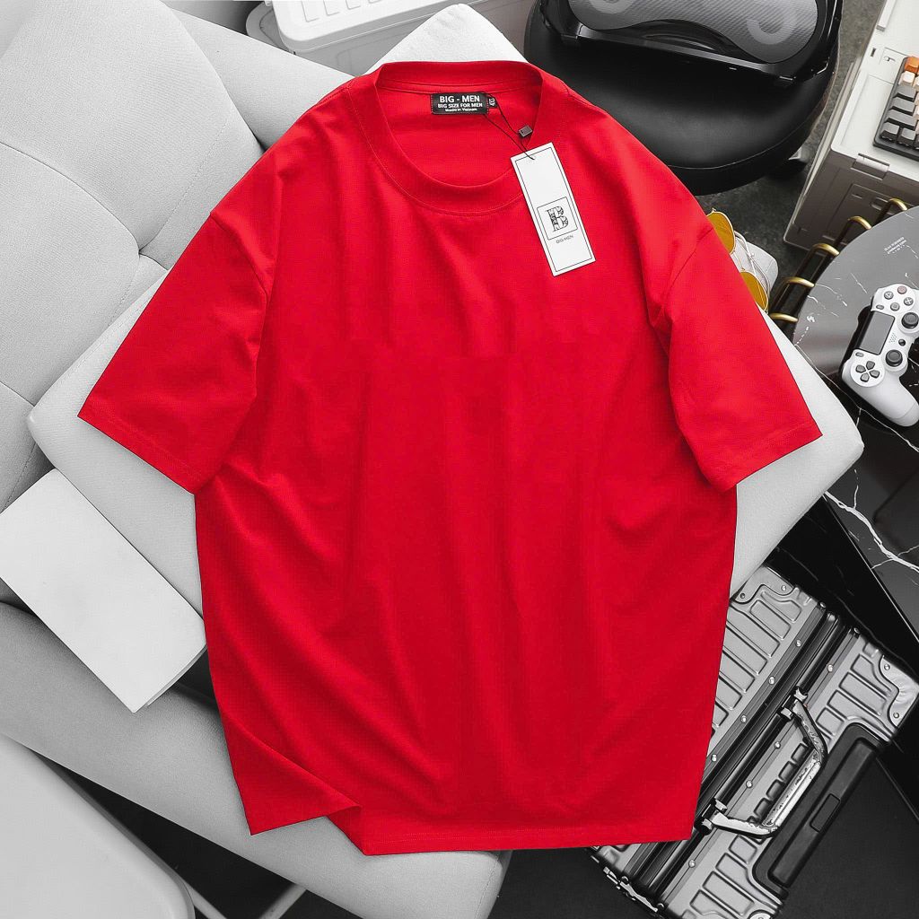 Áo thun, áo phông cotton trơn nhiều màu bigsize nam (Mẫu 15)