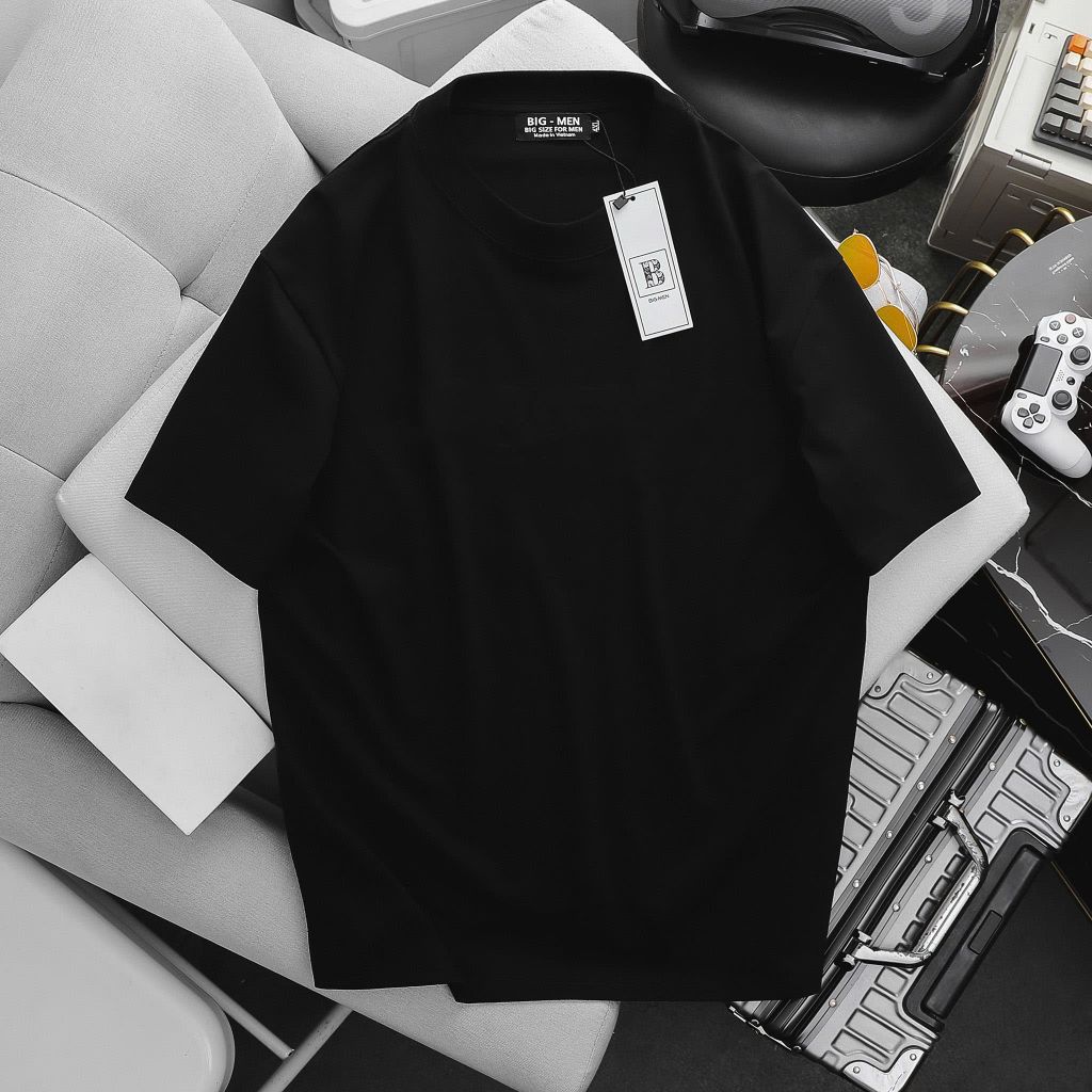 Áo thun, áo phông cotton trơn nhiều màu bigsize nam (Mẫu 15)