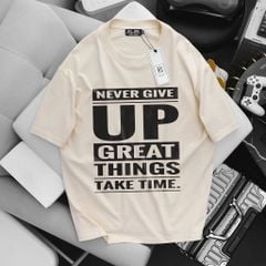 [Big Men] Áo thun cotton in hình cá tính bigsize nam< 135 kg.