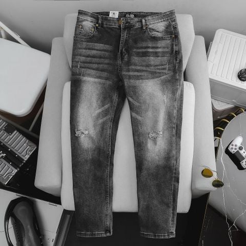 Quần jean dài màu bạc thời trang bigsize nam cỡ đại < 140kg- Mã 04 06