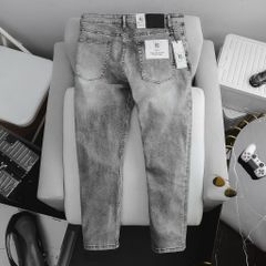 Quần jean dài màu bạc thời trang bigsize nam cỡ đại < 140kg- Mã 04 06