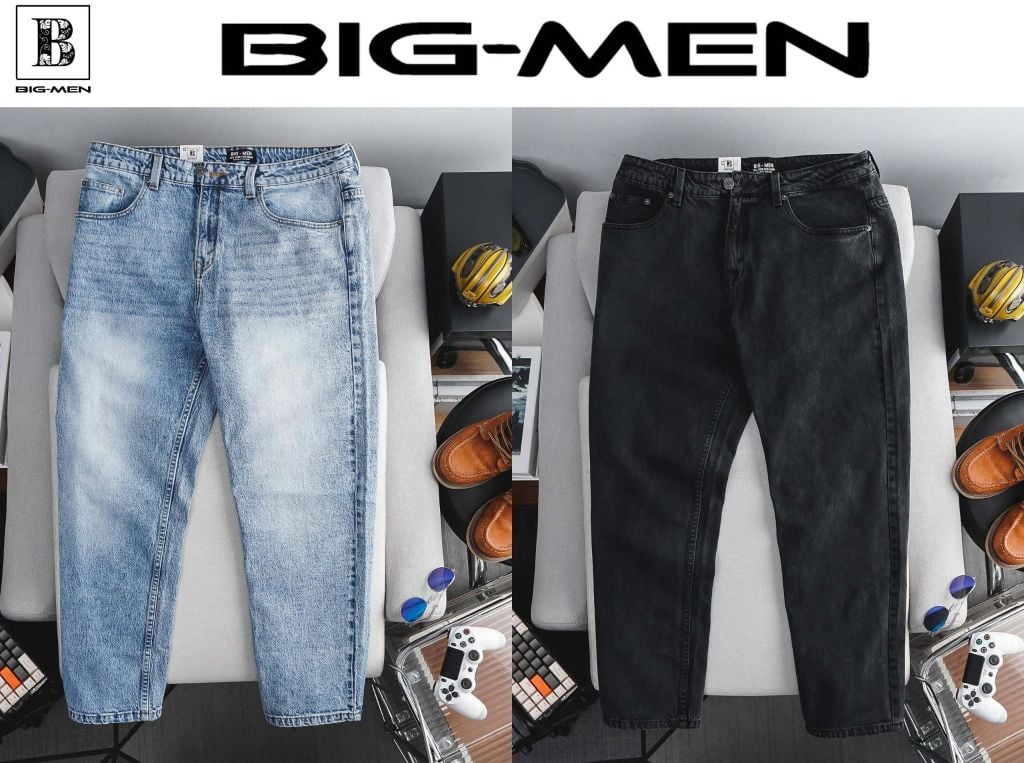 Quần jean dài wash co giãn bigsize nam 85-130kg - Mã 422 421
