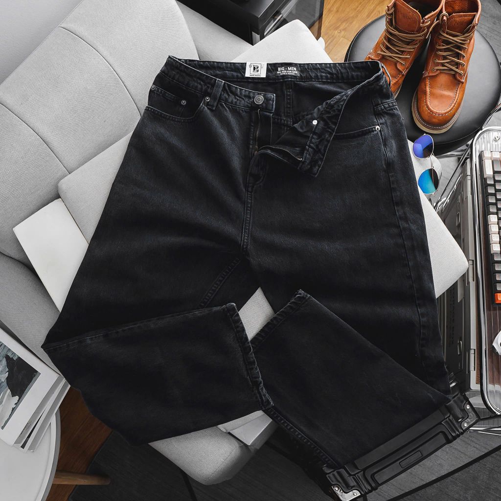 Quần jean dài wash co giãn bigsize nam 85-130kg - Mã 422 421