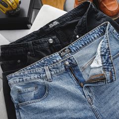 Quần jean dài wash co giãn bigsize nam 85-130kg - Mã 422 421