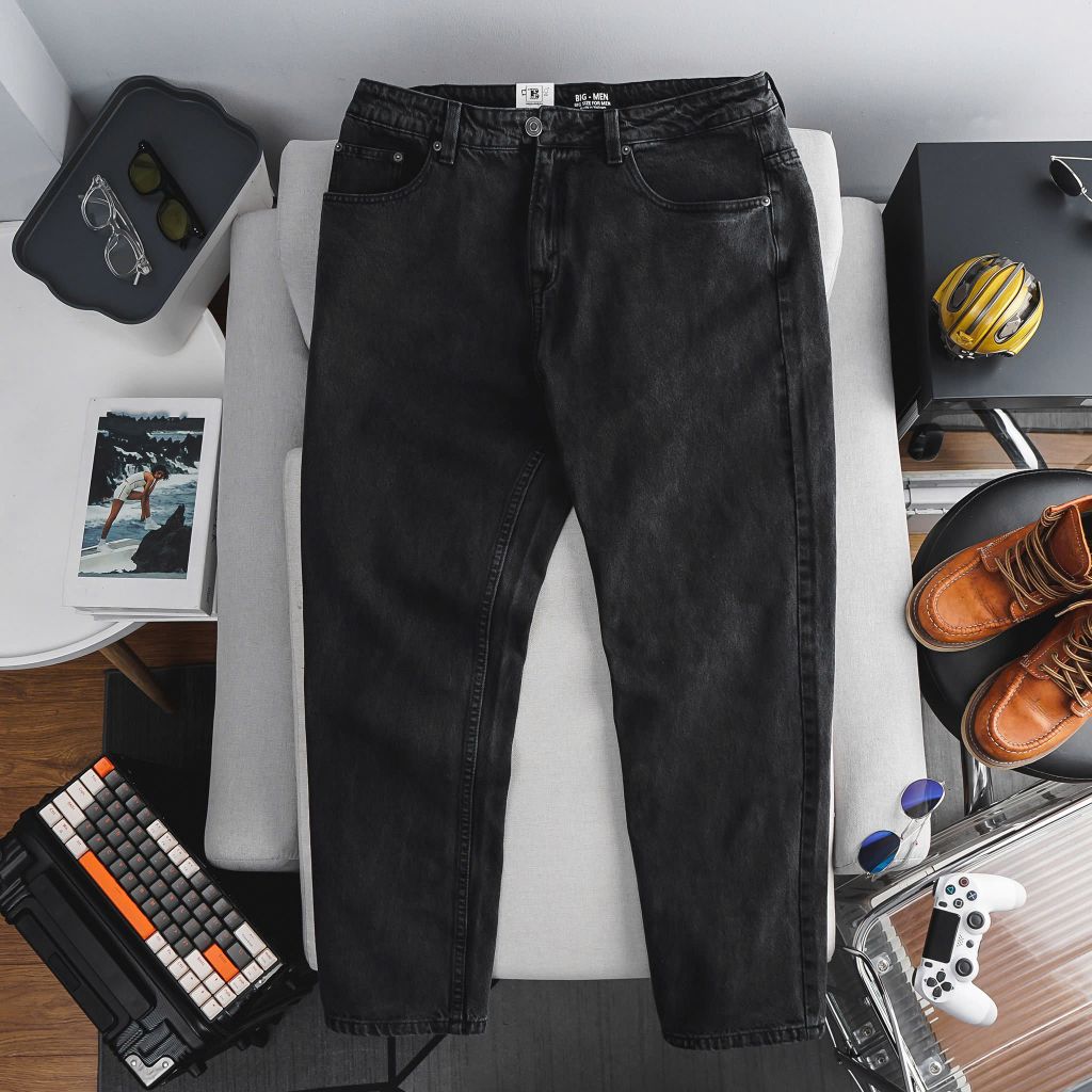 Quần jean dài wash co giãn bigsize nam 85-130kg - Mã 422 421