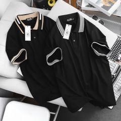 Áo thun polo phối cổ thời trang cỡ đại bigsize nam < 140kg - cổ be 3, cổ lưới