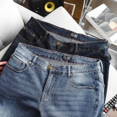 Quần short jean nam bigsize xanh năng động< 130 kg- Mã 014
