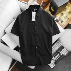 Áo sơ mi tay ngắn chất vải Mango cao cấp, lịch lãm thời trang bigsize nam< 130 kg