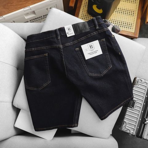 Quần short jean nam bigsize xanh năng động< 130 kg- Mã 018