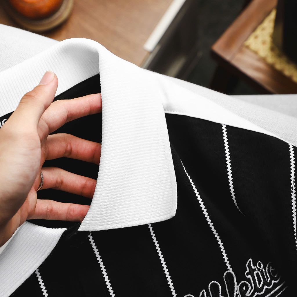 Áo thun polo phối sọc thời trang cỡ đại bigsize nam < 140kg - polo auth