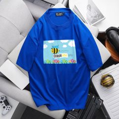 Áo thun cotton cá tính in Con Ong dễ thương bigsize nam< 135 kg