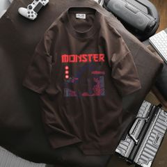 Big Men - Áo thun cotton cá tính in Godzilla cá tính bigsize nam< 135 kg