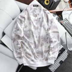 Áo khoác sweater chất vải nỉ loang màu thời trang bigsize nam< 140 kg