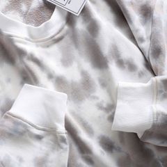Áo khoác sweater chất vải nỉ loang màu thời trang bigsize nam< 140 kg