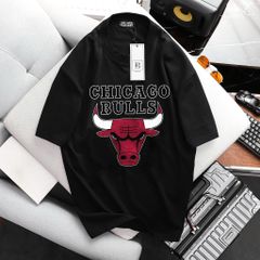 Set bộ quần áo cotton đồng bộ cá tính bigsize nam< 135 kg - bộ bull đen