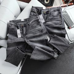 Quần jean dài màu bạc thời trang bigsize nam cỡ đại < 140kg- Mã 04 06
