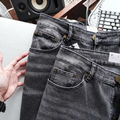 Quần jean dài màu bạc thời trang bigsize nam cỡ đại < 140kg- Mã 04 06