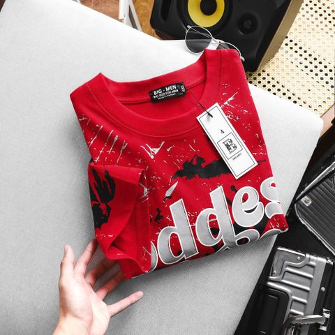 Áo thun big size unisex màu đỏ in lụa chữ Goodness độc lạ 85-130kg