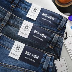 [bigsizemen] Quần short jean tông xanh trơn thời trang bigsize nam cỡ đại < 140kg