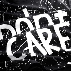 Áo thun big size unisex in lụa chữ I DON'T CARE độc lạ 85-130kg