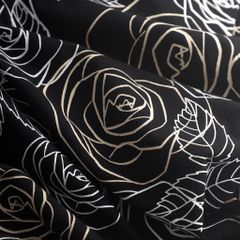 Áo thun polo in lụa họa tiết hoa hồng bigsize nam 85-135kg