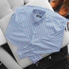 Áo sơ mi tay dài sọc caro chất vải oxford thời trang bigsize nam 80-130 kg