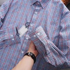 Áo sơ mi tay dài sọc caro thời trang bigsize nam 80-130 kg