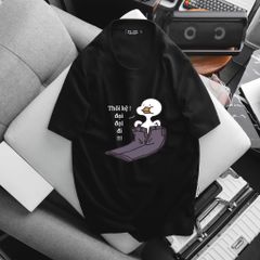 Bigmen.Bigsizemen - Áo thun chất vải cotton in Vịt hài hước, ngộ nghĩnh bigsize nam 85- 135 kg