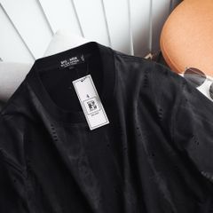 Áo thun chất vải cotton wash rách thời trang bigsize nam 85- 135 kg